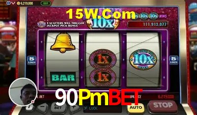 Interface moderna da plataforma 90Pmbet